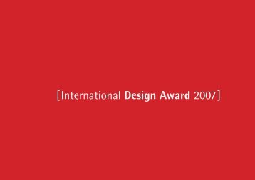 [International Design Award 2007] - International Design Award 2013