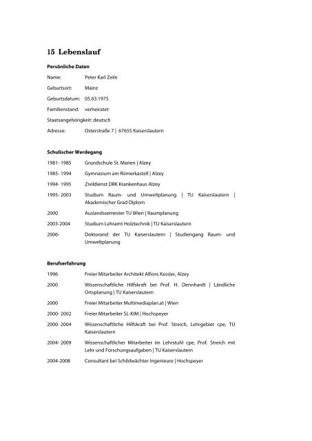 Echtzeitplanung - KLUEDO - Universität Kaiserslautern