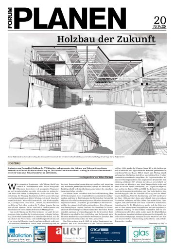 holzbau der zukunft - Wiehag