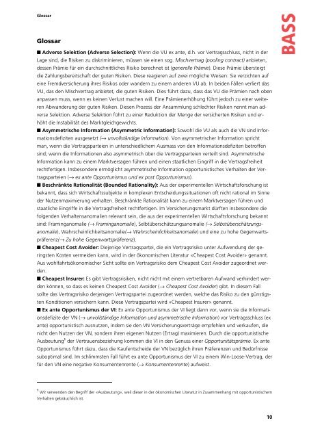 648 RFA VVG Schlussbericht 13.10.2010 - Seco - admin.ch