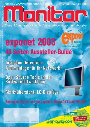 Die komplette MONITOR-Ausgabe 2/2003 können Sie