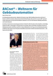 BACnet® - Weltnorm für Gebäudeautomation