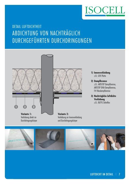 VERARBEITUNGSRICHTLINIEN - Isocell