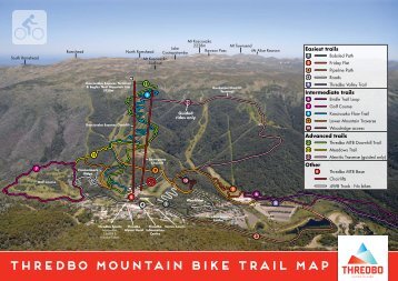 THREDBO mountain bike Trail map