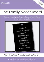 Winter 2011 - The Family NoticeBoard