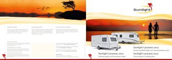 Sunlight Caravans 2012 Sunlight caravans 2012 - Mysen Caravan