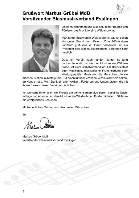 R. Bogner - Musikverein Wäldenbronn eV