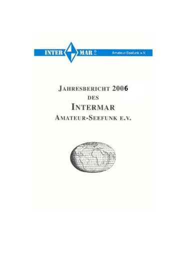 NTERMAR Jahresheft 2006 - Intermar e.V.
