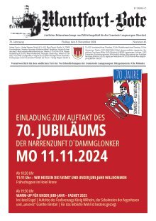 20.12.2024 Montfort-Bote