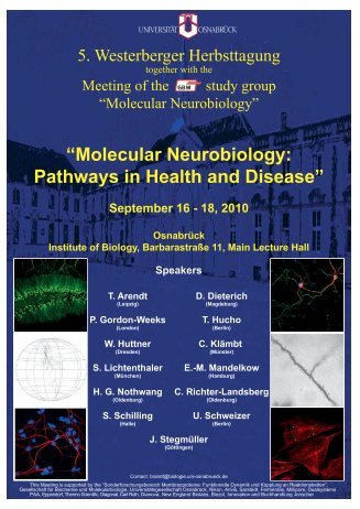 “Molecular Neurobiology: Pathways in Health and Disease”