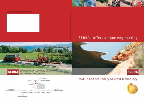 SERRA - offers unique engineering - StrojCAD