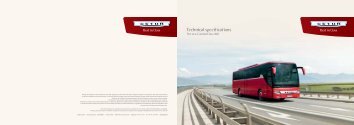 Technical specifications - Setra