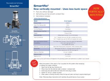 Smartflo® NOW VERTICALLY MOUNTED - Whale