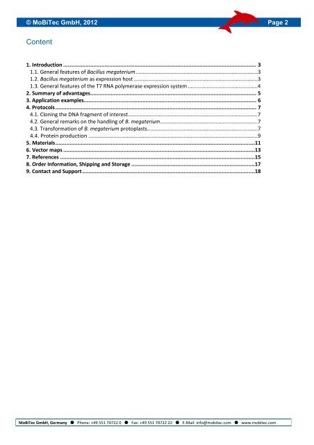 T7 RNA Polymerase Expression System for Bacillus megaterium