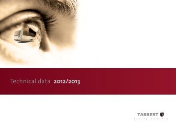 Technical data 2012/2013 - Tabbert