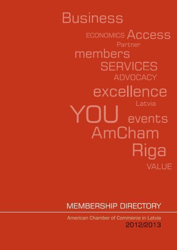 MeMbership Directory - American Chamber of Commerce in Latvia