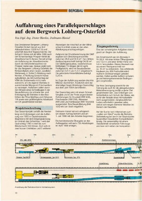 MASCHINEN - Deilmann-Haniel Shaft Sinking