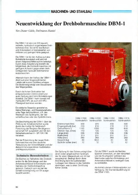 MASCHINEN - Deilmann-Haniel Shaft Sinking