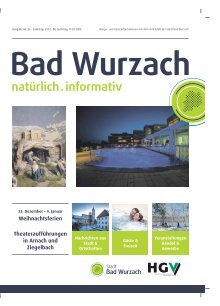 21.12.2024 Bürger- und Gästeinformation Bad Wurzach