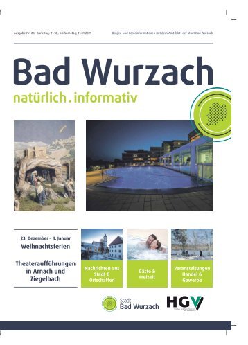 21.12.2024 Bürger- und Gästeinformation Bad Wurzach