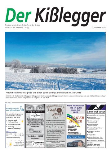 21.12.2024 Der Kißlegger