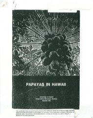 Papayas in Hawaii - ctahr - University of Hawaii