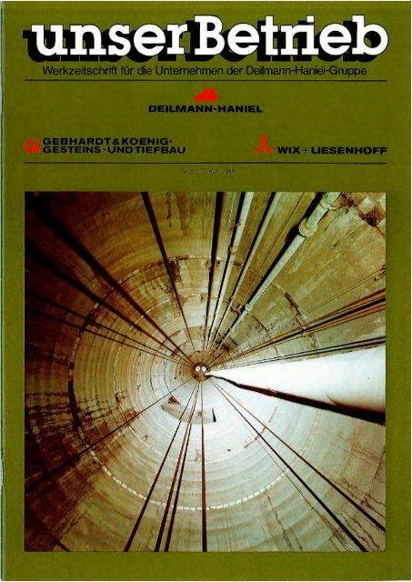 Kurznachrichten aus den Bereichen... - Deilmann-Haniel Shaft Sinking