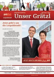 Unser Grätzl drei - SPÖ - Leopoldstadt