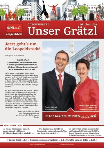 Unser Grätzl drei - SPÖ - Leopoldstadt