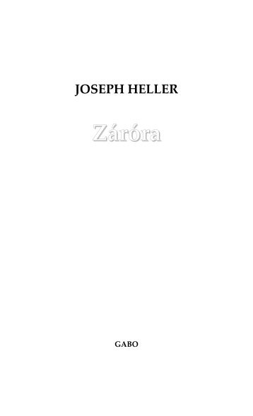 joseph heller - Első