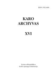 karo archyvas xvi - Generolo Jono Žemaičio Lietuvos karo akademija