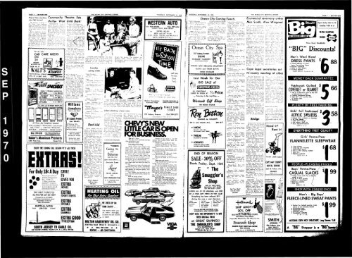 Sep 1970 - On-Line Newspaper Archives of Ocean City