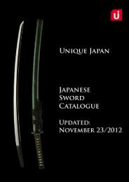 Download the Latest Catalogue of Available ... - Unique Japan