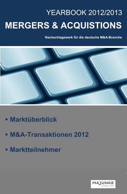 M&A -Yearbook 2012/2013 2