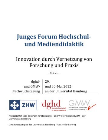 Junges Forum Hochschul-‐ und Mediendidaktik - ZHW - Universität ...