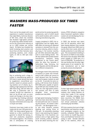 Washers mass-produced six times faster - E. Bruderer ...