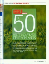 BESTEN GOLF-PLÄTZE - Golfclub Wasserburg Anholt