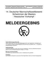 MELDEERGEBNIS - Sportverein Blau-Gelb Dieburg eV