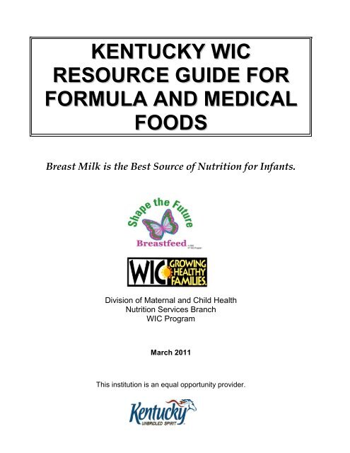 Wic Feeding Chart