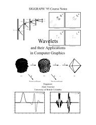 Wavelets - Caltech Multi-Res Modeling Group