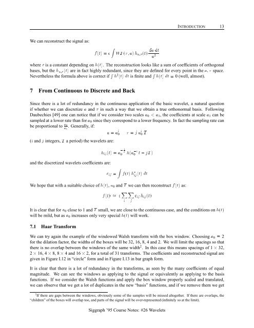 Wavelets - Caltech Multi-Res Modeling Group