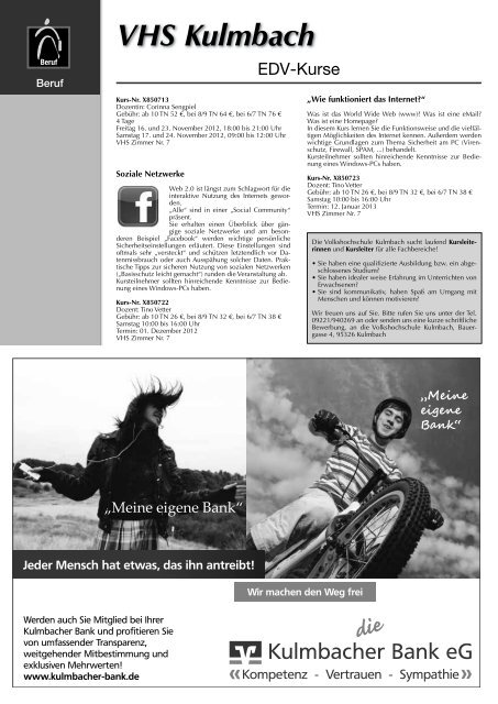 Programm Herbst/Winter 2012/13 Programm Herbst/Winter 2012/13