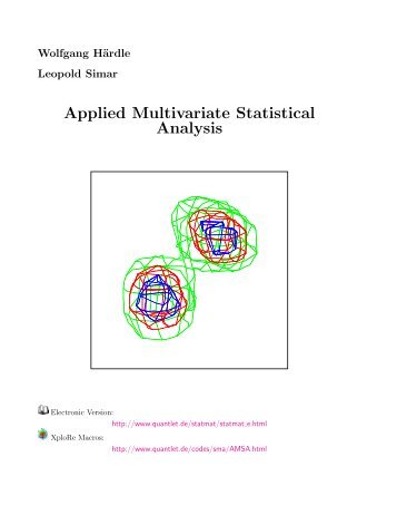 Applied Multivariate Statistical Analysis