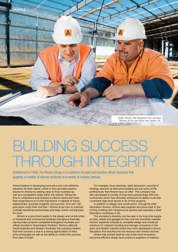 Building SucceSS through integrity - Bean Media