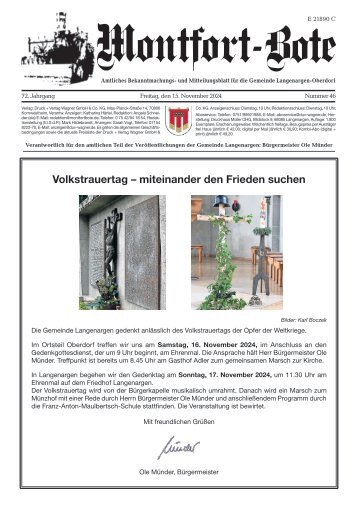 27.12.2024 Montfort-Bote