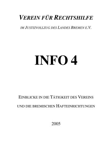 verein für rechtshilfe im justizvollzug des landes bremen ... - Pro Asyl