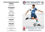 Dieksee – Treff - TSV Malente