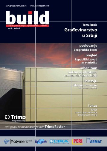 Građevinarstvo u Srbiji - BUILD magazin