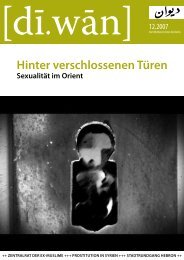 Hinter verschlossenen Türen Sexualität im Orient - [di.wan] Berlin