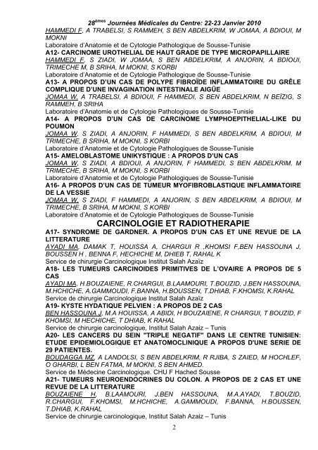 anatomie et cytologie pathologique